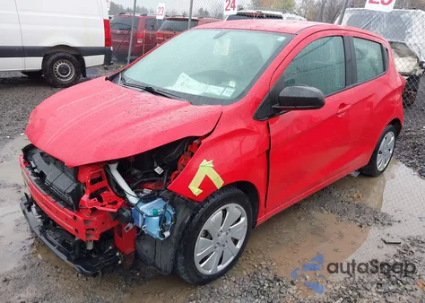 2018 Chevrolet Spark Ls Cvt z USA, uszkodzony, nr VIN KL8CB6SA9JC460458